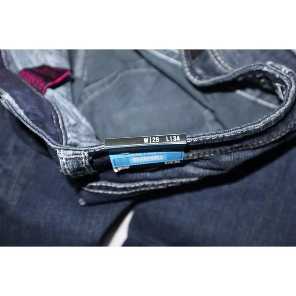 Rock & Roll Cowgirl Ladies Riding Boot Cut Jeans 29x34 Rhinestone Big Stitch - Picture 13 of 14